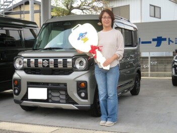 スペーシアギアのご納車、おめでとうございます！！