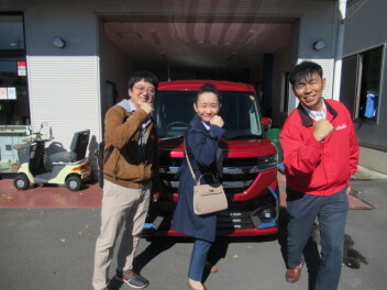 スペ－シアカスタム納車です