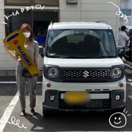 スペーシアギア納車おめでとうございます(^^♪
