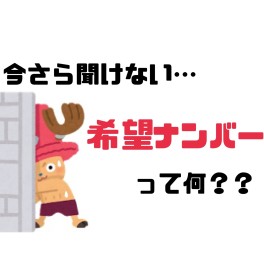 希望ﾅﾝﾊﾞｰ！！