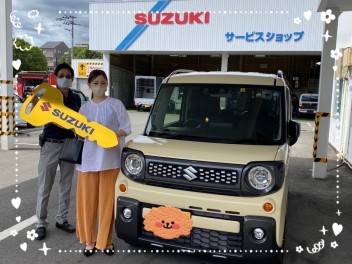 Ｎ様スペーシアギア納車式(*^^*)