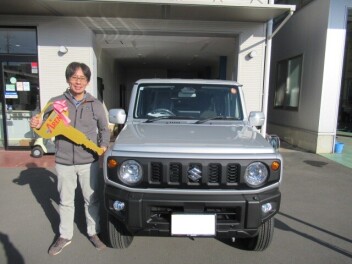 ジムニ－　5型第一号　納車です。
