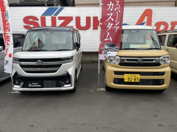 スペーシア＆スペーシアカスタムターボ&スペーシア ギア！三台ともご試乗できます♫