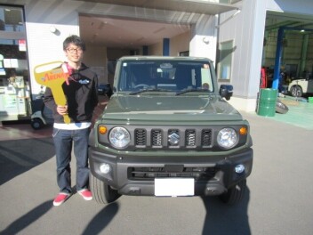 ジムニ－シェラ納車です。