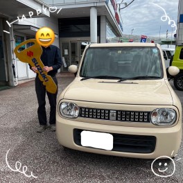 ラパンご納車させていただきました！