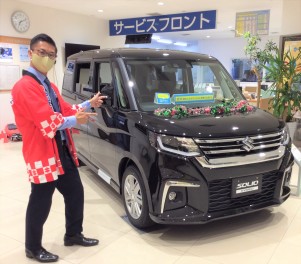 新型ソリオのソ・リ・オが展示車で来ました＾＾