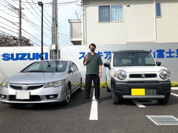 ハスラーHYBRIDご納車いたしました☆