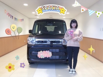 スペーシアご納車させていただきました(*^-^*)