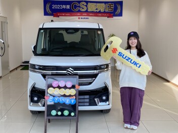 ご納車おめでとうございます☆スペーシアカスタム