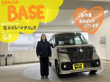 新車スペーシアベースご納車おめでとうございます！！