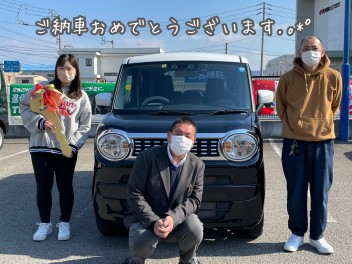 喜井様のワゴンＲスマイルを納車いたしました！