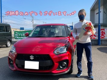 石川様のスイフトスポーツを納車いたしました！