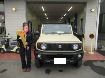 ジムニ－シェラ５型納車です。