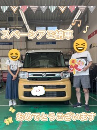 スペーシア　ご納車させていただきました！！