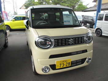 ワゴンＲスマイルの試乗車ございます