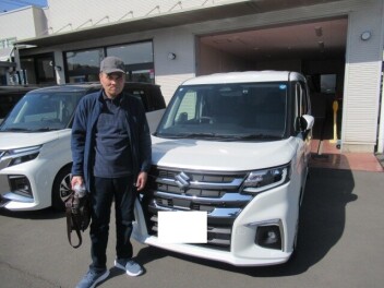 ソリオハイブリット　納車式です！