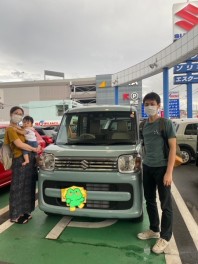 スペーシアで親子仲良く(^^♪