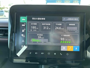 新型スペーシアカスタムの燃費がすごい(´Д｀)