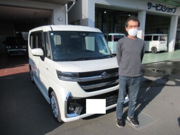 スペーシアカスタム　納車式です！！
