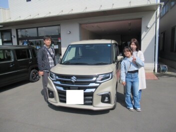 ソリオハイブリット　納車式です！