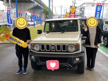 ご納車おめでとうございます☆ジムニーノマド