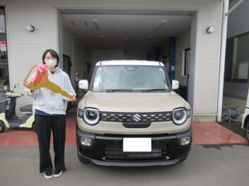 新型クロスビ－納車です