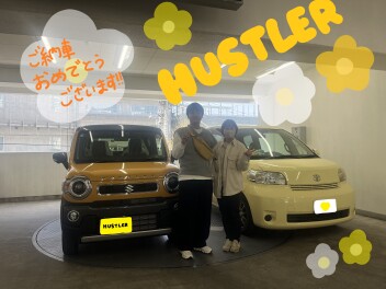 新車ハスラーご納車おめでとうございます！！