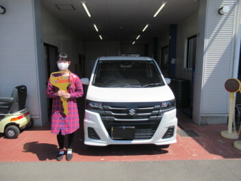 新型ワゴンＲの納車です