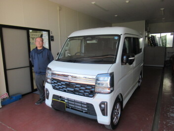 新型エブリイワゴン　納車式です！！