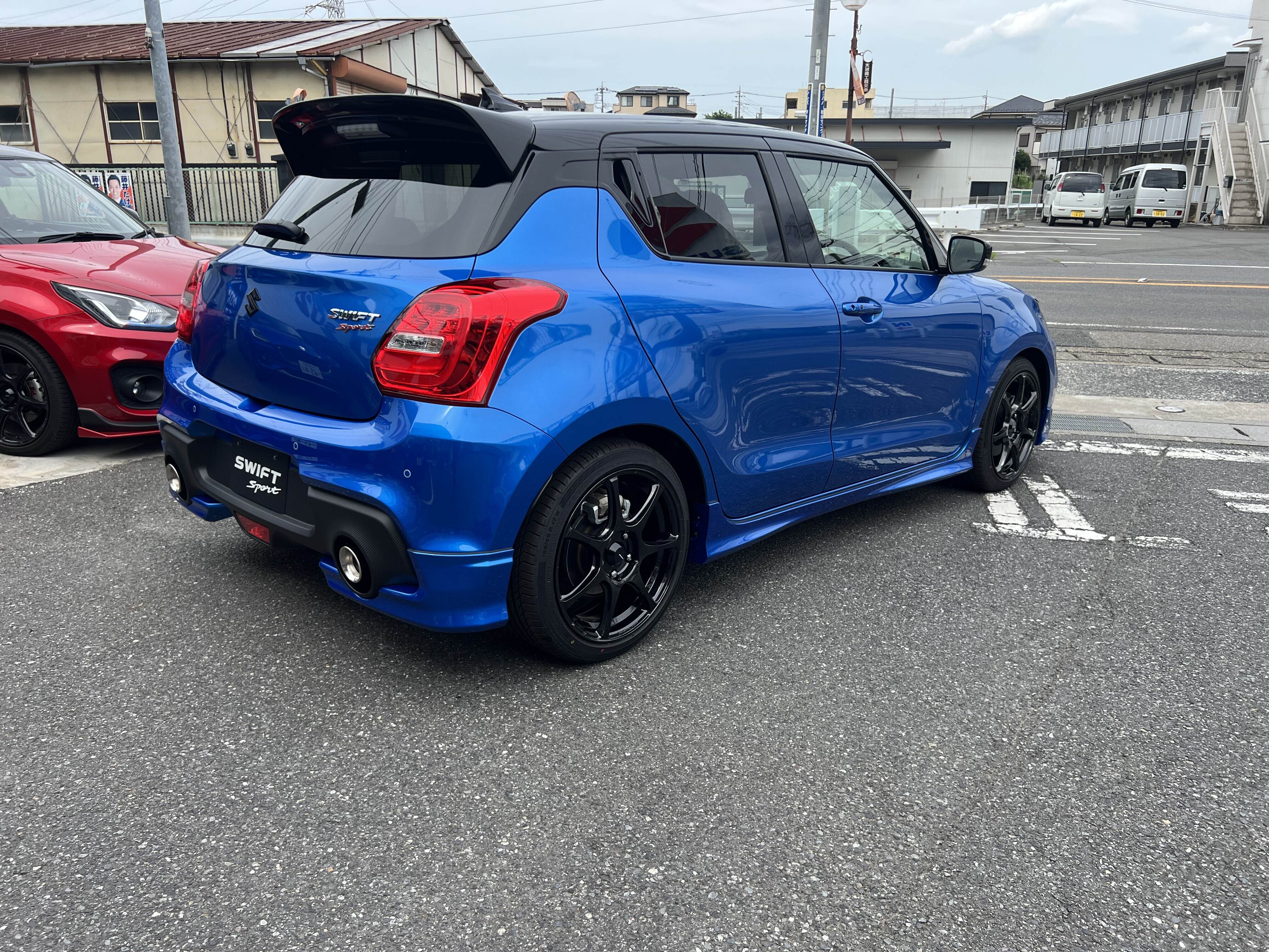 スイフトスポーツエアロローダウン