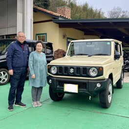 ジムニー　ご納車おめでとうございます