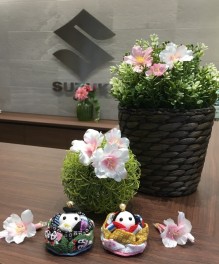 おひなさま、春仕様になりました！！