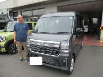 新型エブリイワゴン　納車式です！！