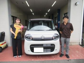 ワゴンＲスマイル納車です。