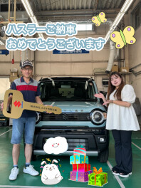 ハスラータフワイルド　ご納車させていただきました！！