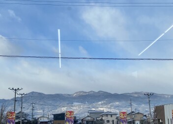 雪ですね！