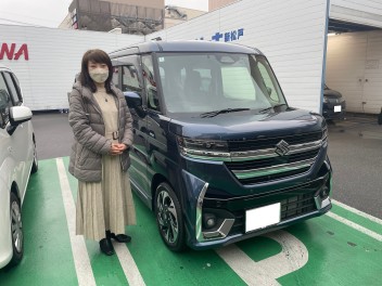 ☆新車スペーシアカスタム納車しました☆