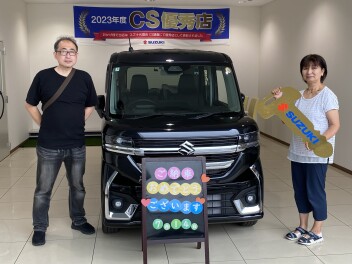 ご納車おめでとうございます☆スペーシア　カスタム☆