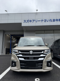 【さいたま市でソリオ ハイブリッドMZをご納車】キャラバンアイボリーパールメタリック｜人気のスライドドアコンパクトカー