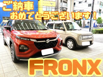 フロンクスご納車させていただきました！