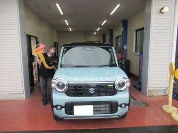 新型ハスラ－納車です。