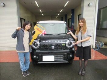 新型ハスラ－納車です