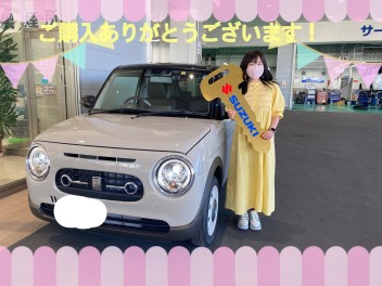 ラパンご納車です！！