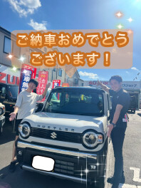 新車ハスラーの納車式！おめでとうございます。