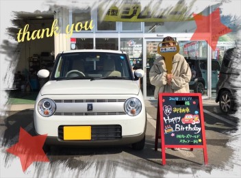 Ｏ様、新車ラパンご納車おめでとうございます！