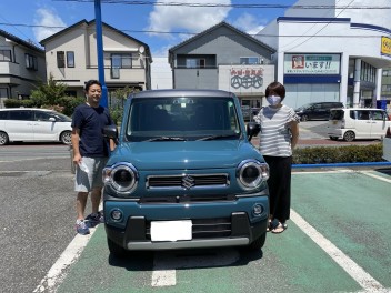 Ｔ様　新型ハスラーご納車おめでとうございます！！