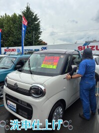 商品車が展示場に並ぶまで(/・ω・)/