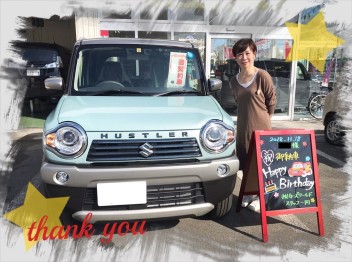 Ｋ様、新車ハスラーＪⅢご納車おめでとうございます！