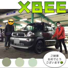クロスビー！！御納車式です♫