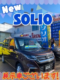 新型ソリオ展示車ございます！